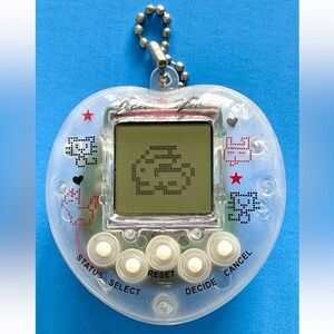 Bandoi Tamagotchi Works! Virtual Pet! Rooster Lion & Rabbit Clear Color